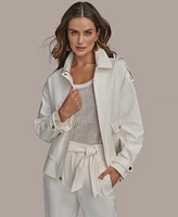 Donna Karan New York Women's Cotton-Blend Utility Jacket