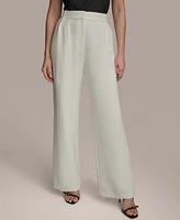 Donna Karan New York Women's Pleated Wide-Leg Pants