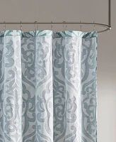 Madison Park Odette Jacquard Shower Curtain, 72" x