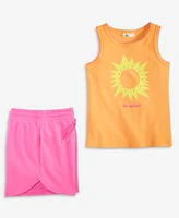 Epic Threads Big Girls El Soleil Tank Top Pull On Shorts Exclusively At Macys