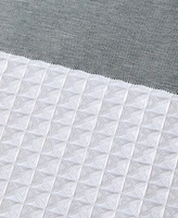 Madison Park Spa Waffle 3M-Scotchgard Shower Curtain