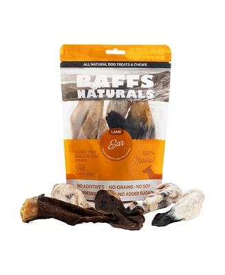 Baffs Naturals All-Natural Premium Lamb Ear Dog Chews – 3.5oz Bag