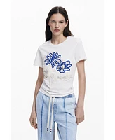 Desigual Women's Cropped Jogger Jeans