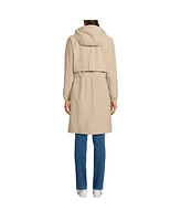 Lands' End Women's Squall Packable Long Raincoat