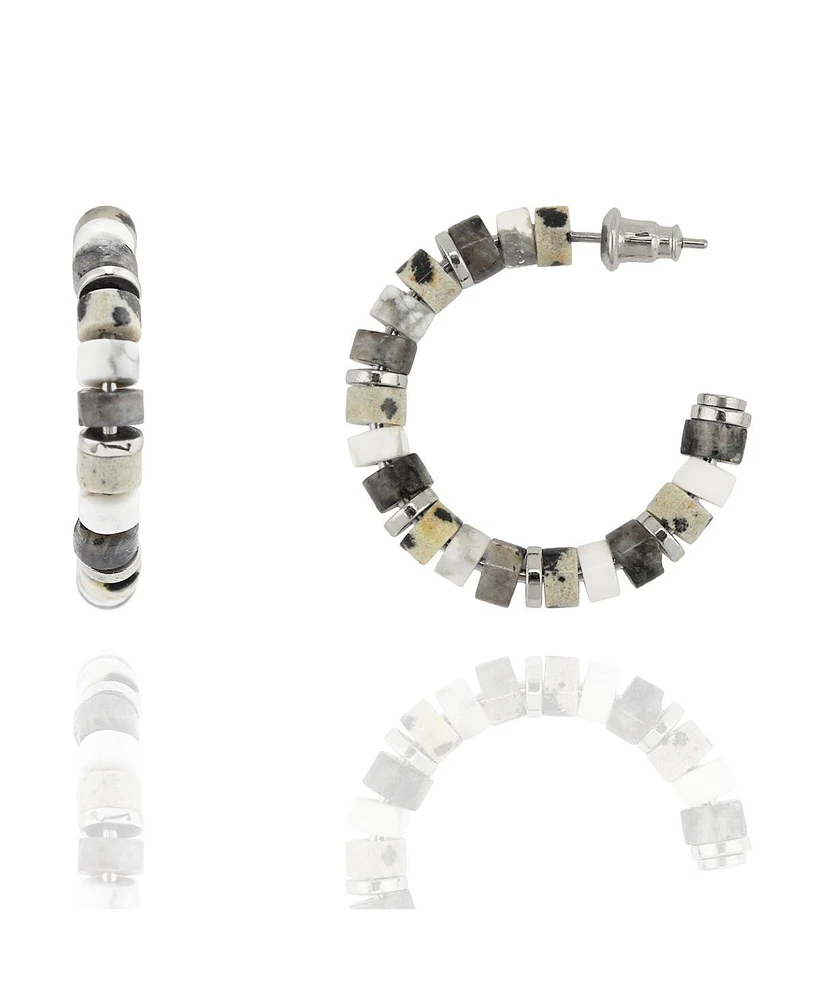 Andie White Magnesite Small / Silver