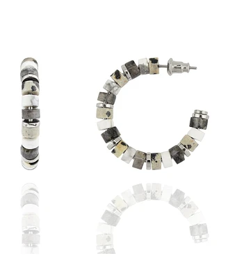 Andie White Magnesite Small / Silver