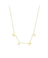The Lovery Gold Mama Dangle Necklace 14K Gold