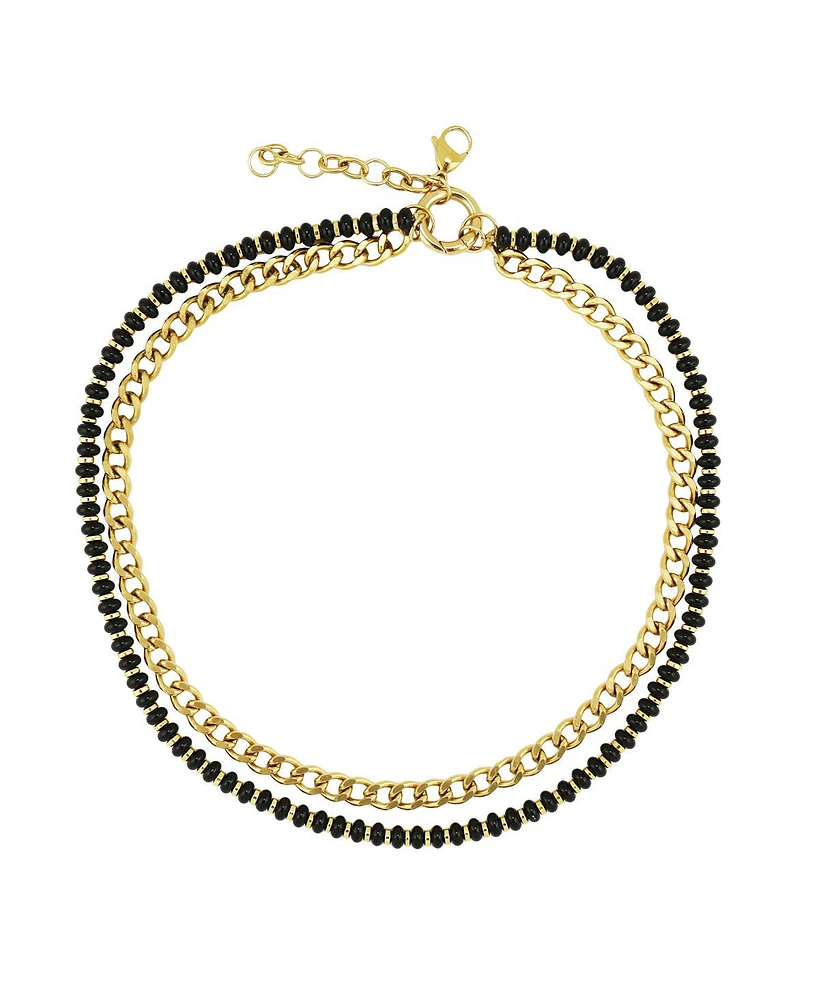 Cleo Black Agate / Gold