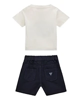 Guess Baby Boys 2-Piece T-Shirt and Shorts Set