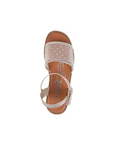 Bebe Little Girls Sparkly Fashion with Rhinestone Sandals