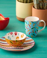 Certified International Caliente All-Purpose Bowls, Set of 6, Service for 6