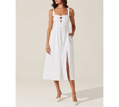 Astr the Label Women's Helia Cotton Midi Dress