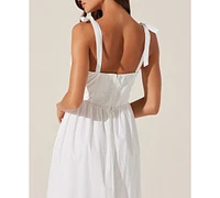 Astr the Label Women's Helia Cotton Midi Dress
