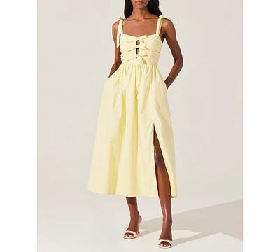 Astr the Label Women's Helia Cotton Midi Dress