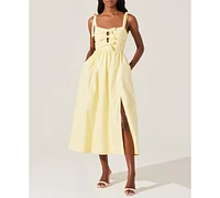 Astr the Label Women's Helia Cotton Midi Dress