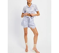 En Saison Women's Brynlee Boxy Shirt