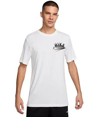 Nike Men's Dri-fit Fitness Short Sleeve Logo Graphic T-Shirt
