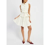 En Saison Women's Oaklynn Denim Mini Dress