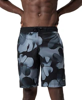 Speedo Men's Bondi Basin Abstract Print Drawstring 9" Boardshorts