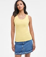 Hugo Women's Slim-Fit Scoop-Neck Logo Tank Top