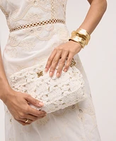 Sam Edelman Layla Floral Raffia Shoulder Bag