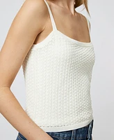 French Connection Women's Pointelle-Knit Tank