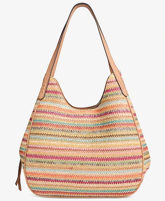 Style & Co Straw Medium 4-Poster Tote