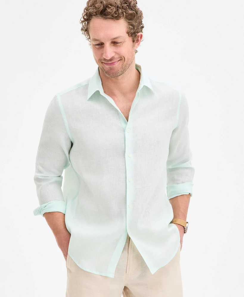Club Room Men's 100% Linen Shirt