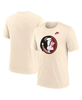 Nike Men's Cream Florida State Seminoles Vault Logo Tri-Blend T-Shirt