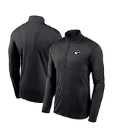 Nike Men's Black Georgia Bulldogs Primary Logo Element Half-Zip Pullover Sweatshirt
