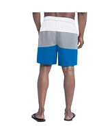 G-iii Sports by Carl Banks Men's Blue/Silver Detroit Lions Sunrise Volley Swim Shorts