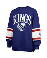 '47 Brand Women's Royal Sacramento Kings 2024/25 City Edition Steadfast Paneled Pullover Sweatshirt