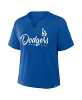 Fanatics Women's Royal Los Angeles Dodgers Fan Fave Stadium Slub T-Shirt