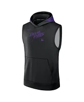 Nike Men's Black Tampa Bay Rays Authentic Collection Performance Sleeveless Pullover Hoodie