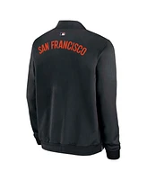Nike Men's Black San Francisco Giants Authentic Collection Dugout Full-Zip Bomber Jacket
