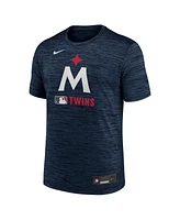 Nike Men's Navy Minnesota Twins Authentic Collection Velocity Performance Practice T-Shirt