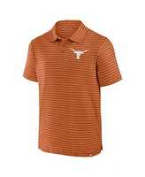 Fanatics Men's Texas Orange Longhorns Victory Calls Stripe Polo Shirt