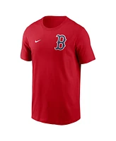 Nike Men's Red Boston Sox 2-Hit T-Shirt