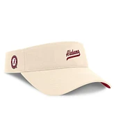 Nike Men's Natural Alabama Crimson Tide Primetime Ace Adjustable Visor Hat