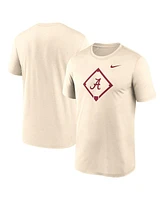 Nike Men's Cream Alabama Crimson Tide Legend Baseball Icon Performance T-Shirt