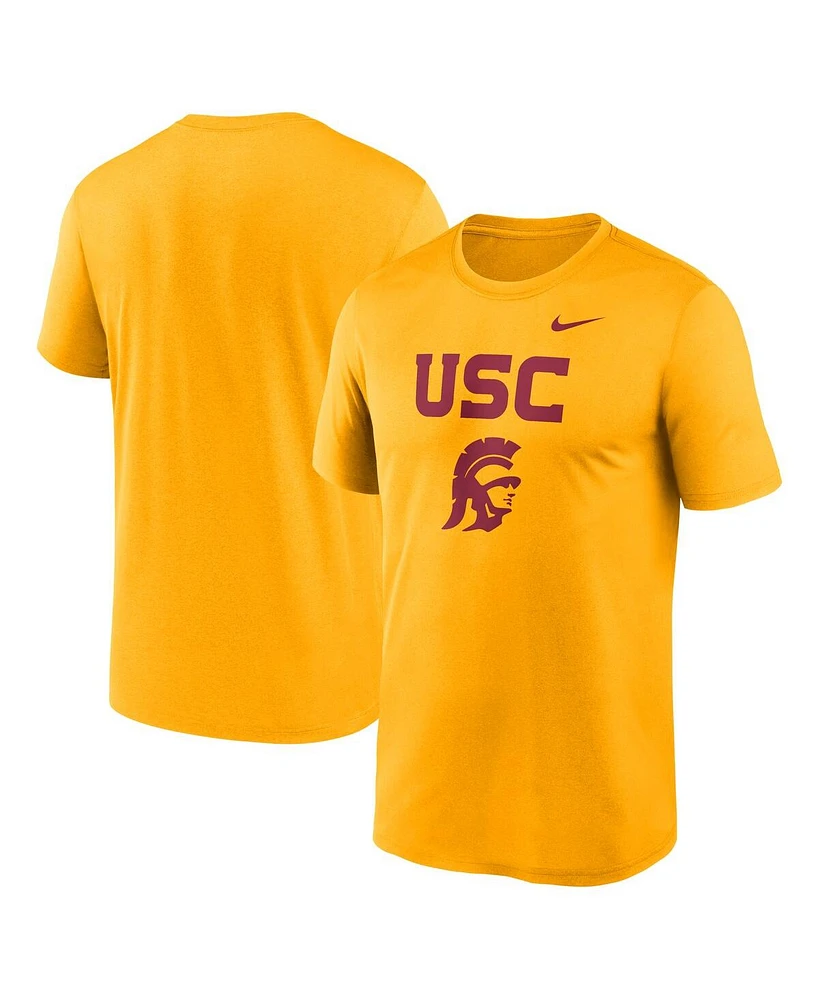 Nike Men's Gold Usc Trojans Lockup Legend Performance T-Shirt
