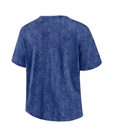 Fanatics Women's Blue Tampa Bay Lightning Faded Wash T-Shirt