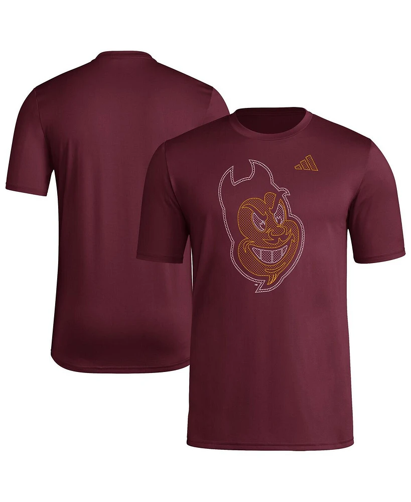 Adidas Men's Maroon Arizona State Sun Devils Locker Local Impression T-Shirt