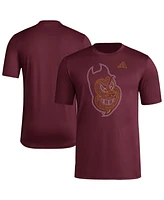 Adidas Men's Maroon Arizona State Sun Devils Locker Local Impression T-Shirt