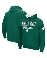 Colosseum Men's Green Michigan State Spartans Sunrise Pullover Hoodie
