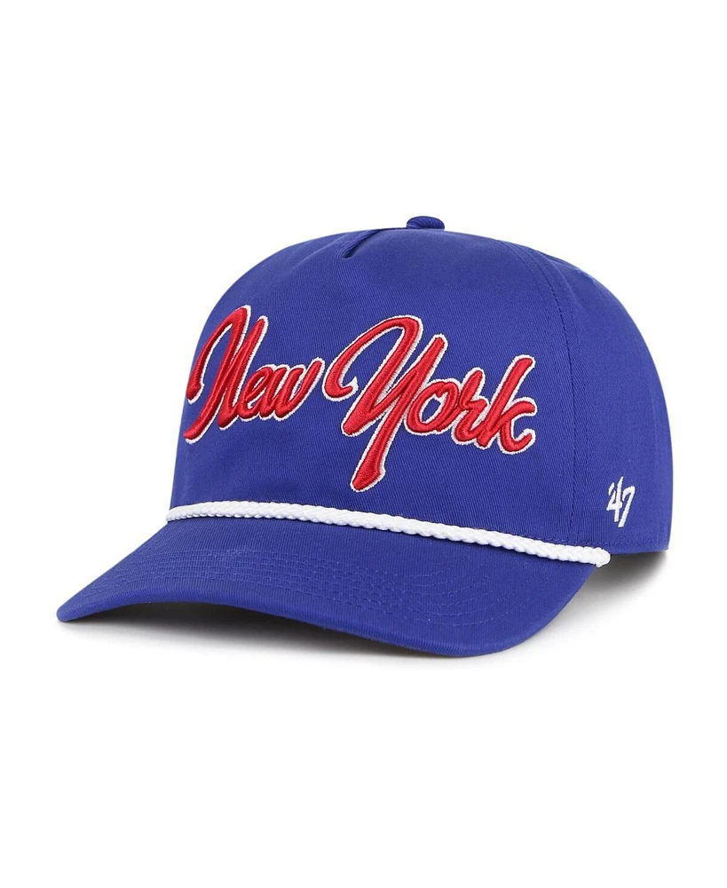 '47 Brand Men's Royal New York Giants Overhand Hitch Adjustable Hat