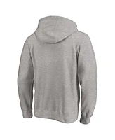 Fanatics Men's Heather Gray Minnesota Golden Gophers Primary Logo Pullover Hoodie
