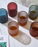 The Wine Savant Khen Beaded Tumbler, Set of 6