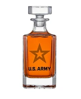 The Wine Savant Army Whiskey Decanter Gift Set