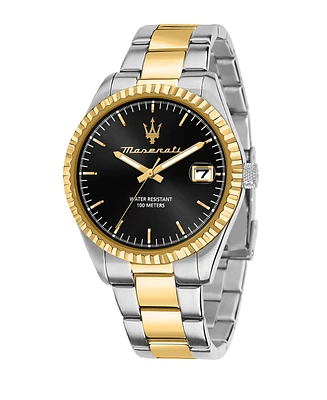 Maserati Men's Date Two-Tone Stainless-Steel Watch, 43mm